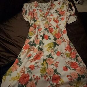 Floral Print Women's Dress
